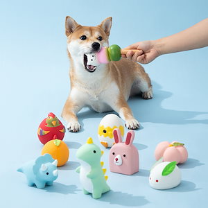 キャラクター造形ラテックス噛まれやすい犬の発声おもちゃペット1人で気晴らしをするトレーニング中大型犬のぬいぐるみ用品