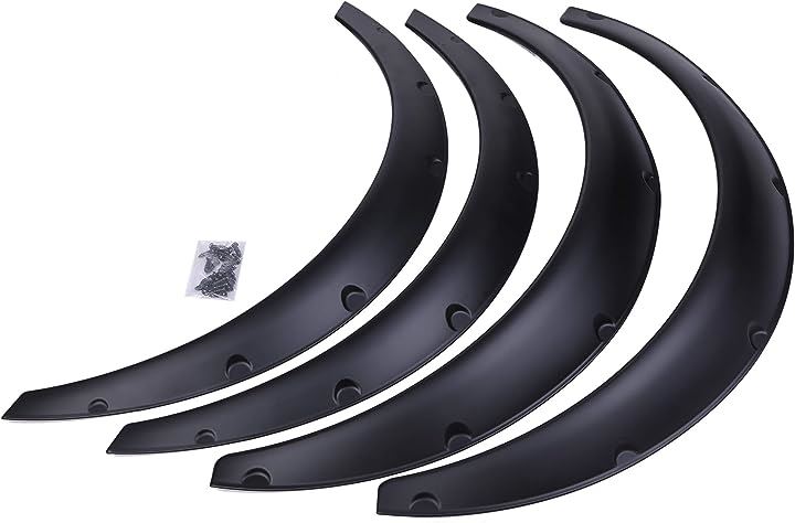 汎用 出幅 50mm オーバーフェンダー 4枚SET 汎用品 カプチーノ EA21R EA11R ジムニー JB23W JA12V JA22W JA11V等