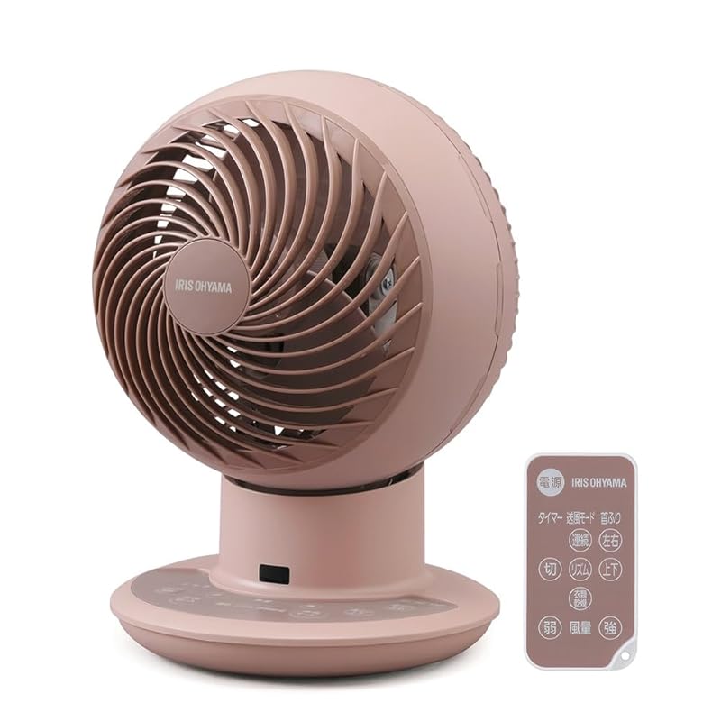 即納：アイリスオーヤマ サーキュレーター WOOZOO 扇風機 静音 上下左右首振り 24畳 DCモーター DCJET デザインモデル 上下左右首振り 24畳 パワフル送風 コンパクト リモコン付き