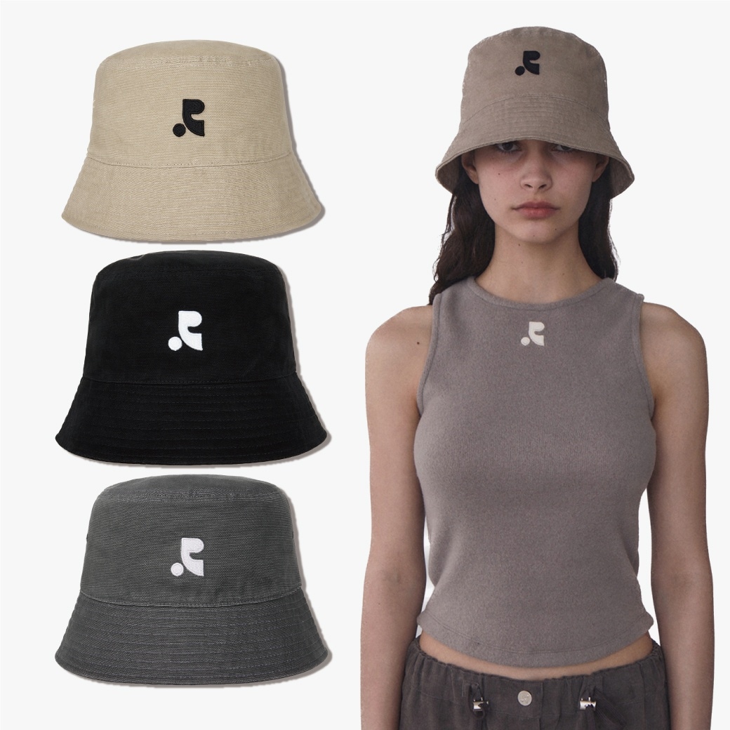 RR LOGO WASHED BUCKET HAT