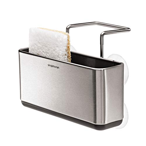 simplehuman スリム シンクキャディー スポンジホルダー シルバーステンレス KT1134