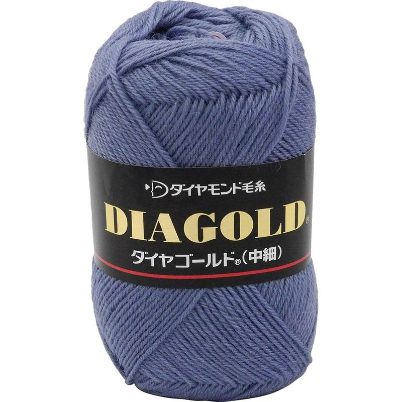 ダイヤモンド毛糸 ダイヤゴールド 中細 col.370 ブルー 系 50g 約200m 10玉セット 5,584円