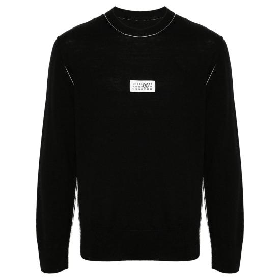 MM6 MAISON MARGIELA Men Sweatshirts M13037 SH0HL0017 900 BLACK