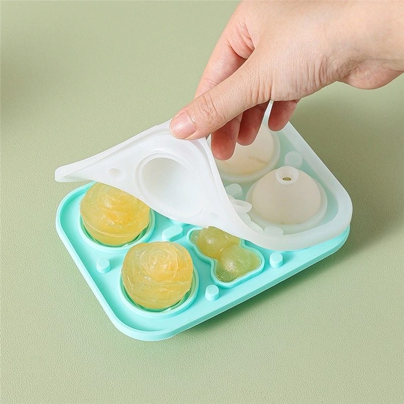 シリコンモールド 製氷機 おしゃれ 製氷皿 製氷器 キャラクター お菓子作り お酒 飲み物 おもしろ ギフト かわいい アイスメーカー カフェ くま バラ ピンク ブルー カフェ レストラン コ 4,004円