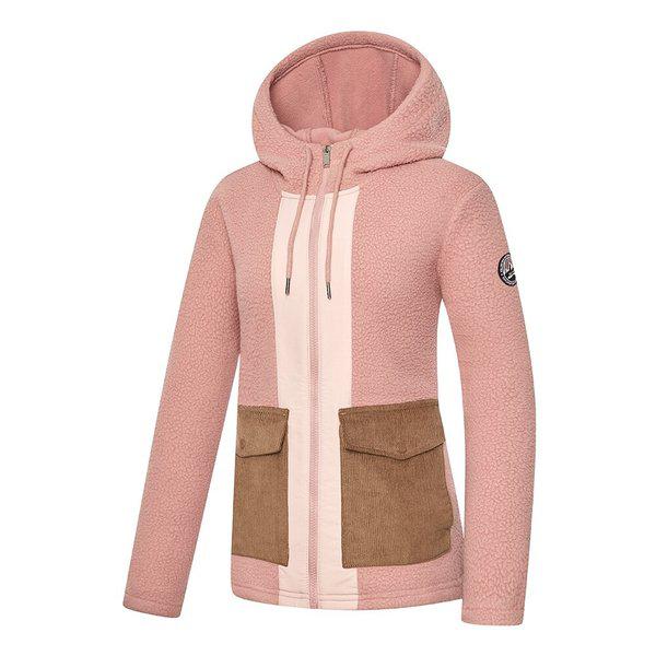 女性 冬 ブークレ ボンディング フード一体型 ジャケット ネチル(女性) KSJ6769W