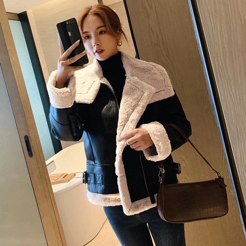 25 ニューデザイン ゆったりひと足お先にボアラムズウール ジャケット フリースで決まり ジャケットジャケット AWアウター