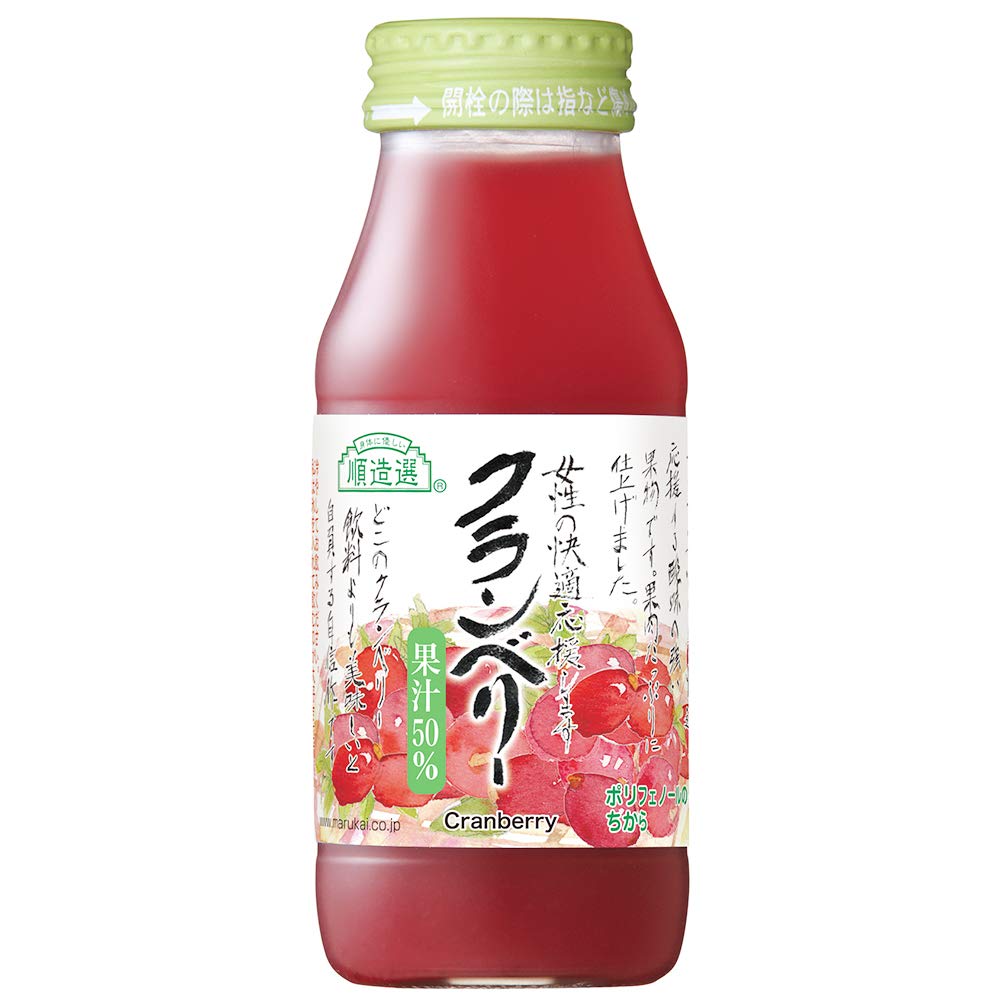 即日発送 順造選 クランベリー 180ml×20本