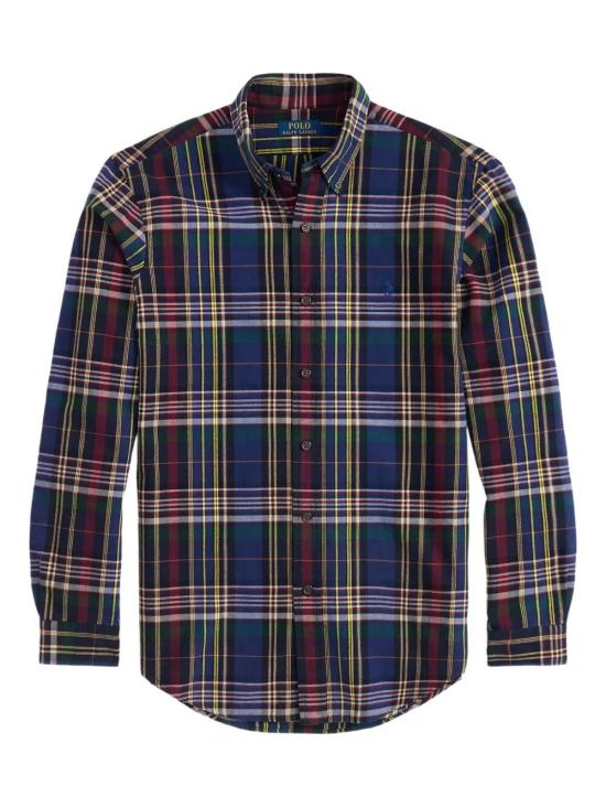 POLO RALPH LAUREN Men Long Tops 710 P00 524 001 NAVY WINE MULTI