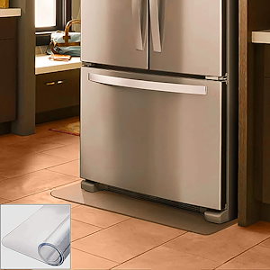 冷蔵庫 マット 透明シート 厚さ2.0mm キズ防止 凹み防止 床保護シート 無色 65*70cm