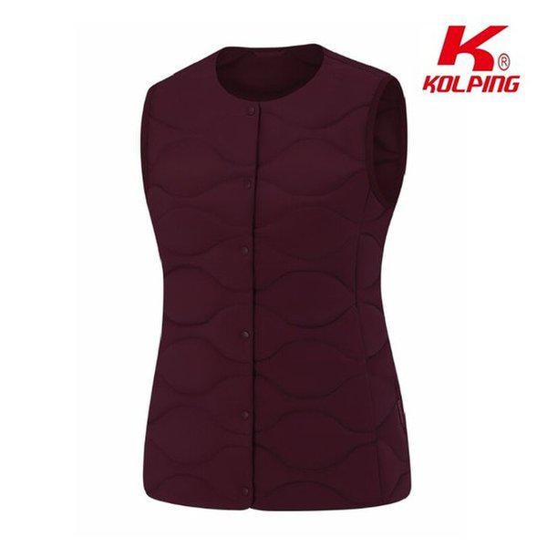冬の女性用ウェルロン超軽量パディングベスト