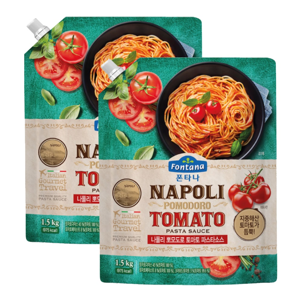 [フォンタナ] ナポリ ポモドーロ トマトパスタソース 1.5kg x(2個)