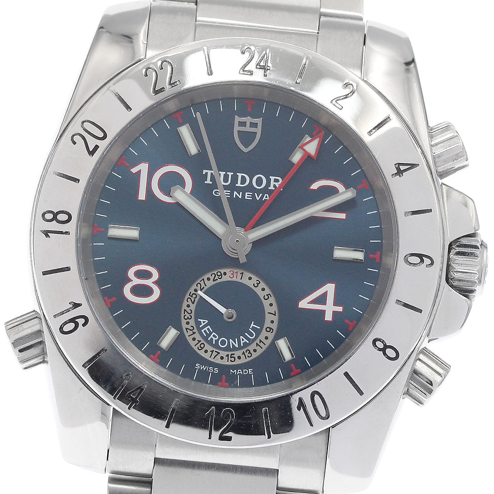 チュードル TUDOR 20200 アエロノート デイト GMT 自動巻き メンズ _949760【中古】