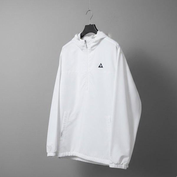 ユニ ルーズフィット アノラック メッシュ ジャケット QR123LJK22-OWT
