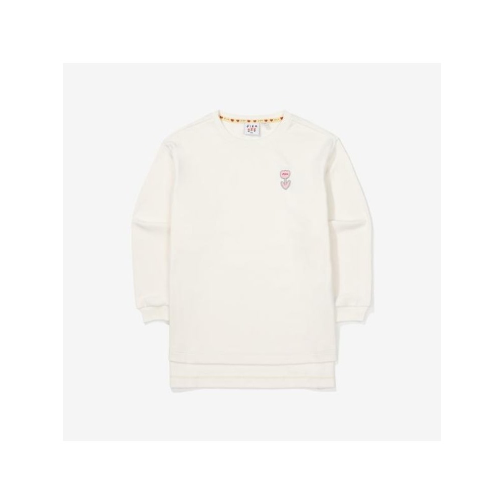 [FILA KIDS] ガールズスージンロングTシャツ (FK2RLF3001F_CRM) Q0ZFK2RLF3001FCRM 5,463円