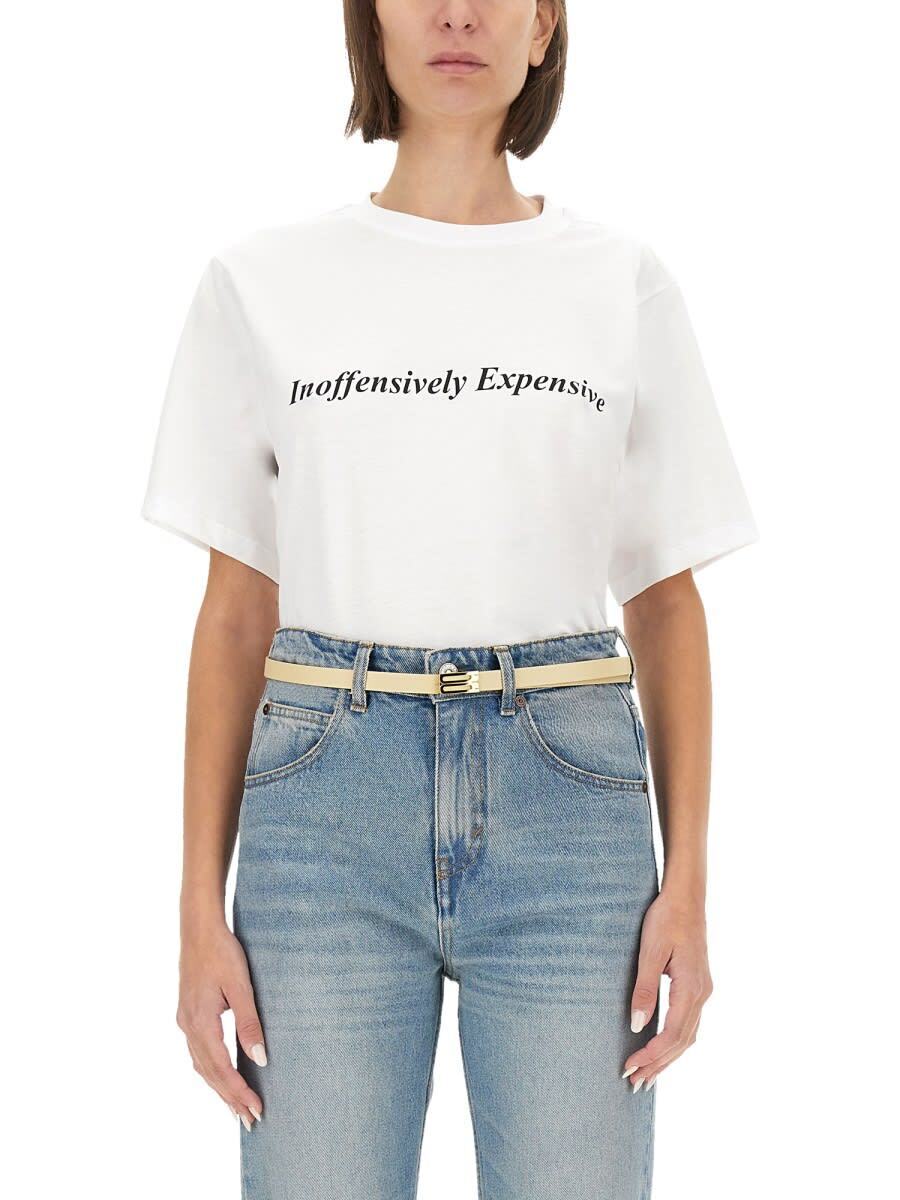 1125JTS006356AWHITE ホワイト 春夏2025 Tシャツ レディース ia