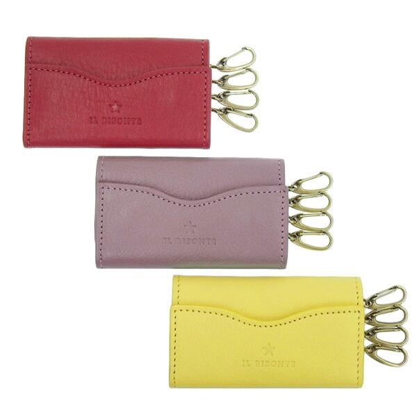 レザー キーケース OLIVETA KEY CASE CHERRY GLICINE MIMOSA