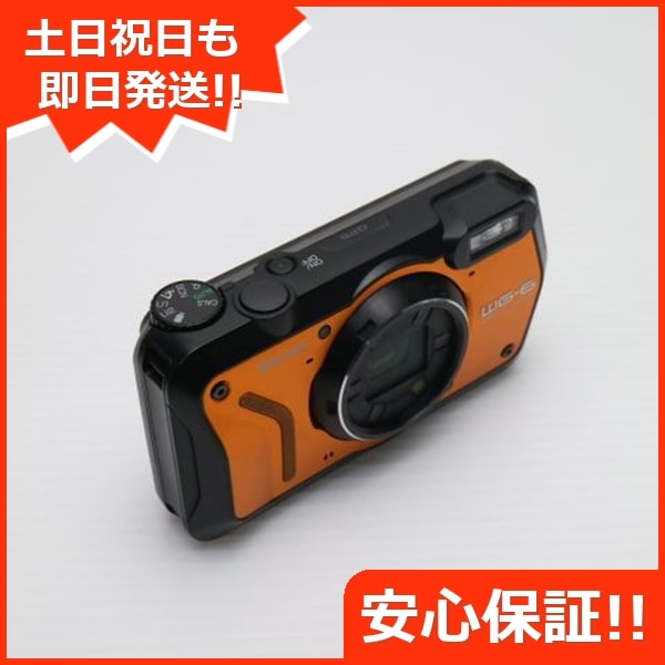 美品 WG-6 オレンジ コンパクトデジタルカメラ 118