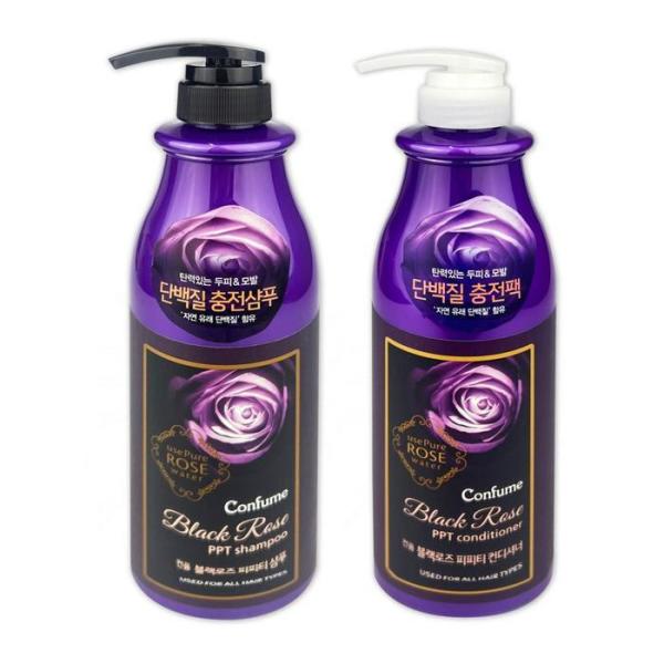 XBGKK35 コンフューム ブラックローズ ピーピーティー シャンプー コンディショナー 750ml O