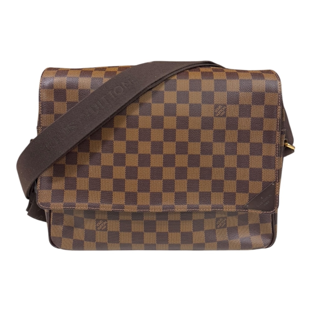 ルイヴィトン シェルトンMM ダミエ ショルダーバッグ ダミエキャンバス N41149 ブラウン LOUIS VUITTON 中古