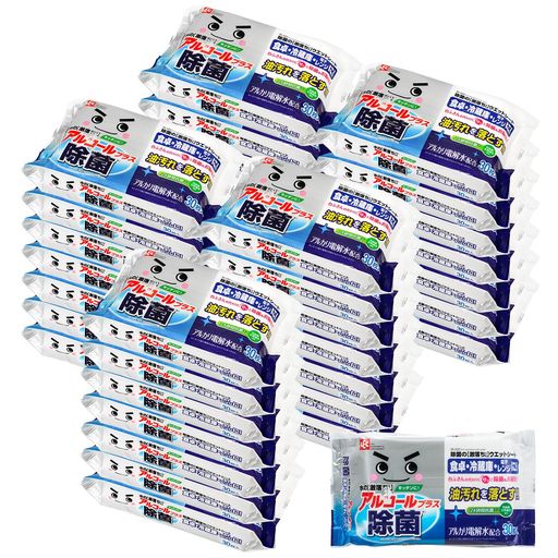 レック 除菌の 激落ちくん ウェットシート 30枚入×36個 (1,080枚) 大容量 ケース販売 4,876円