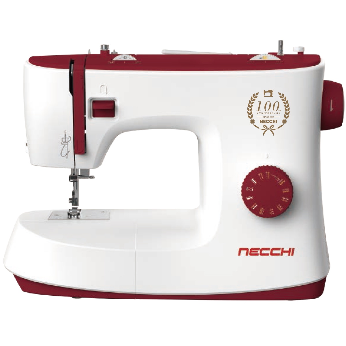 NECCHI(ネッキ) 電動ミシン K417A K-417A フットコントローラー付 ミシン本体