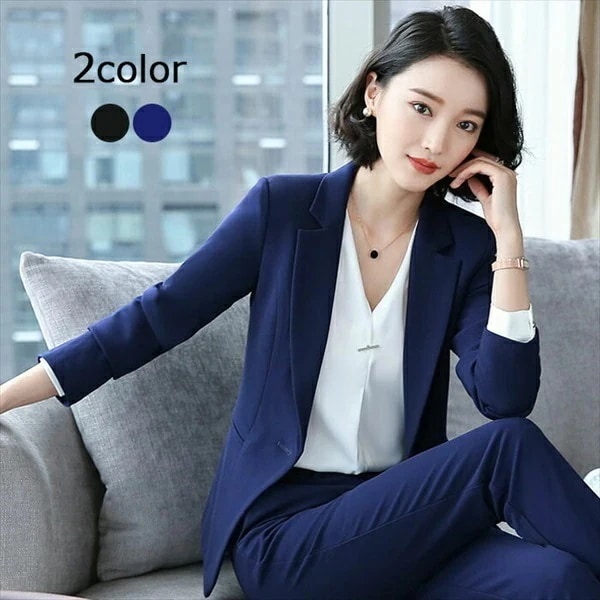 パンツスーツ スーツ レディース セットアップ 洗える ビジネススーツ セレモニースーツ リクルートスーツ レディーススーツ 大きいサイズ フォーマル 入学式 ママスーツ 七五三 オフィス 通勤 ブラ