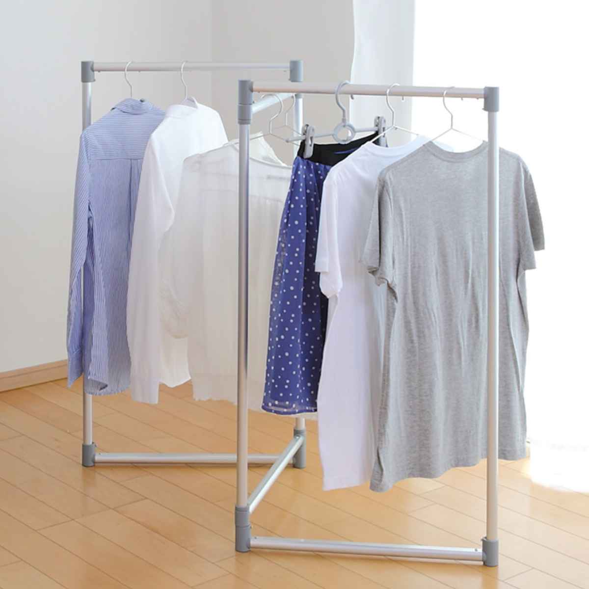 物干し 室内 軽くて丈夫なアルミ製折りたたみ物干し 高さ100cm 3連 折りたたみ 軽量 室内物干し 洗濯物 ランドリー 洗濯 ランドリーグッズ ハンガー 省スペース シンプル コンパクト 7,550円
