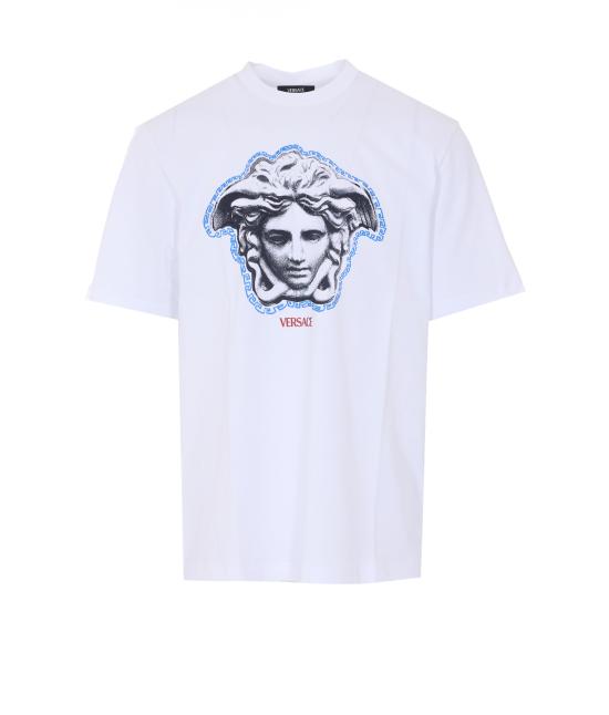 VERSACE Men T-Shirts 1013302 1A167531W000 White