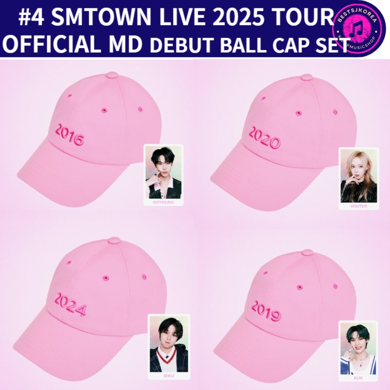 ##1 SMTOWN LIVE 2025 TOUR OFFICIAL MD DEBUT BALL CAP SET