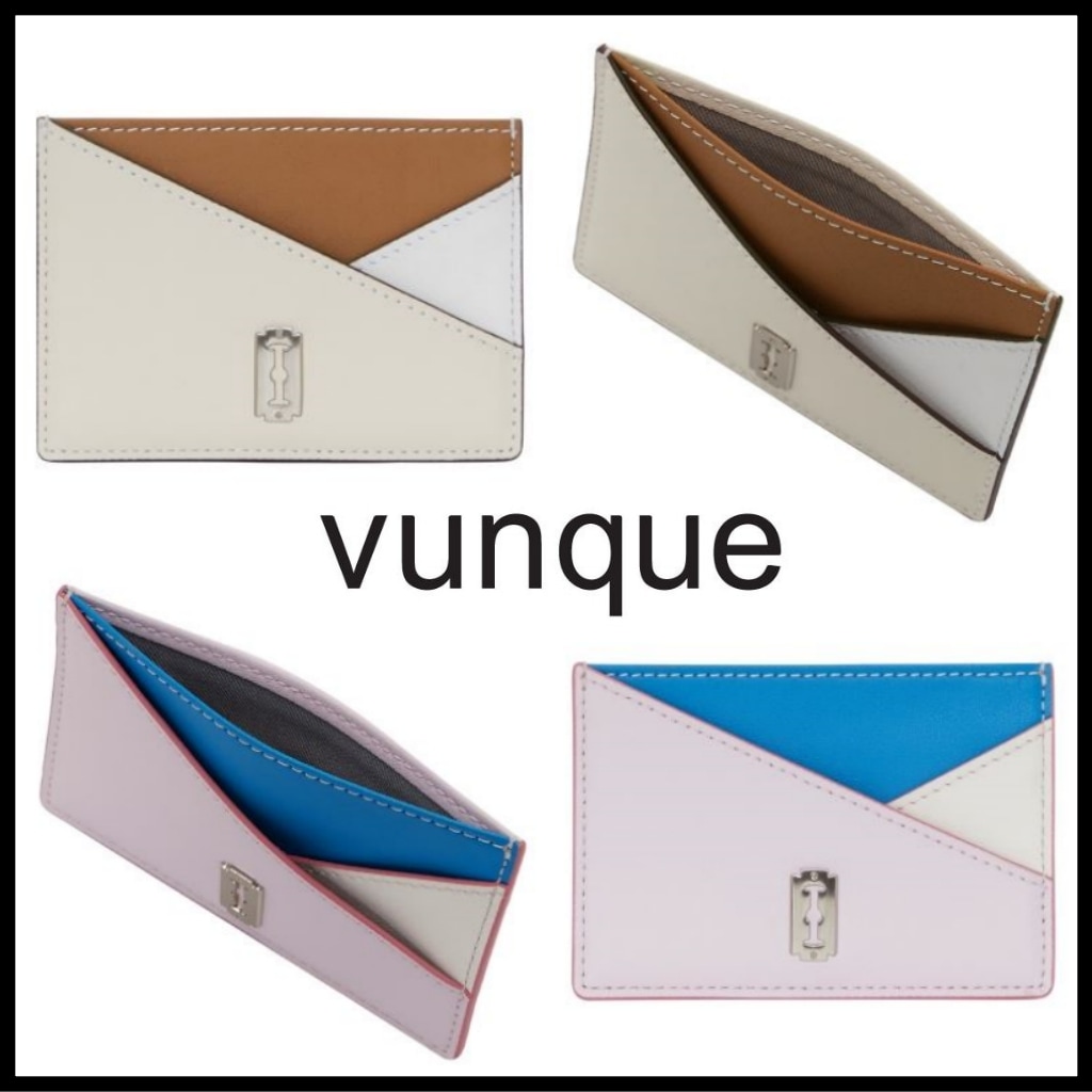 【VUNQUE】Perfec Puzzle Card Holder ウォレット 天然牛革 カードケース 本革 カードホルダー カード入れ 財布 二つ折り 折りたたみ財布 vunque 財布
