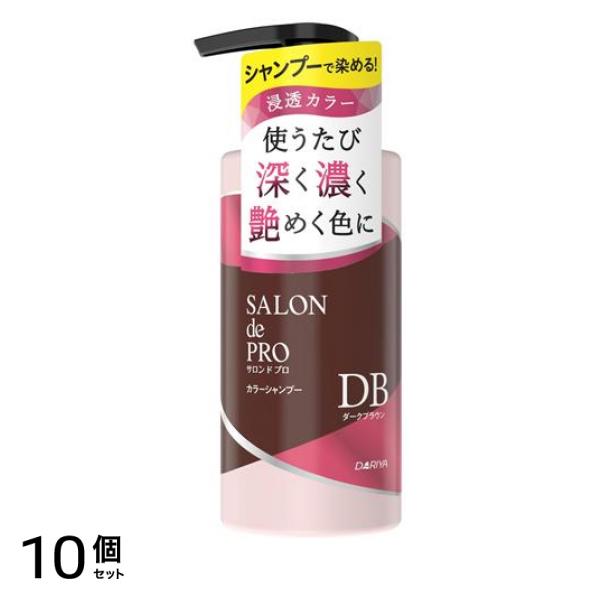 カラーシャンプー DB ダークブラウン ポンプ 300mL 10個セット