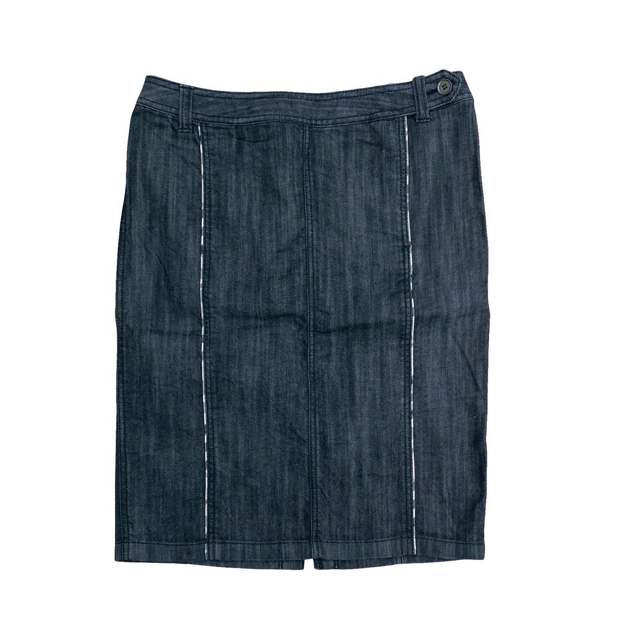 ノバチェックスカート デニム ブラック 134-7