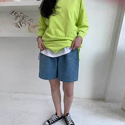 2019 NEW 春 スリムセーフワイド5部パンツ