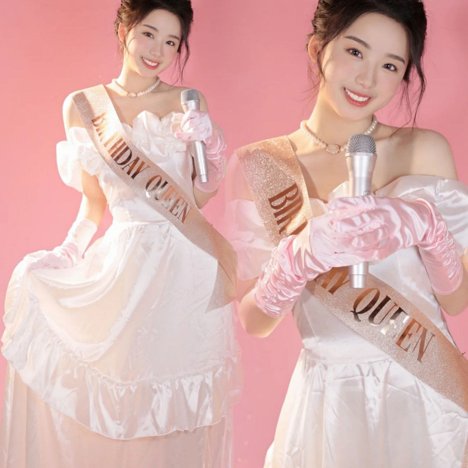 レトロ香港風ライトウェディングドレス昭和少女誕生日アート写真ワンピース写真撮影服女性