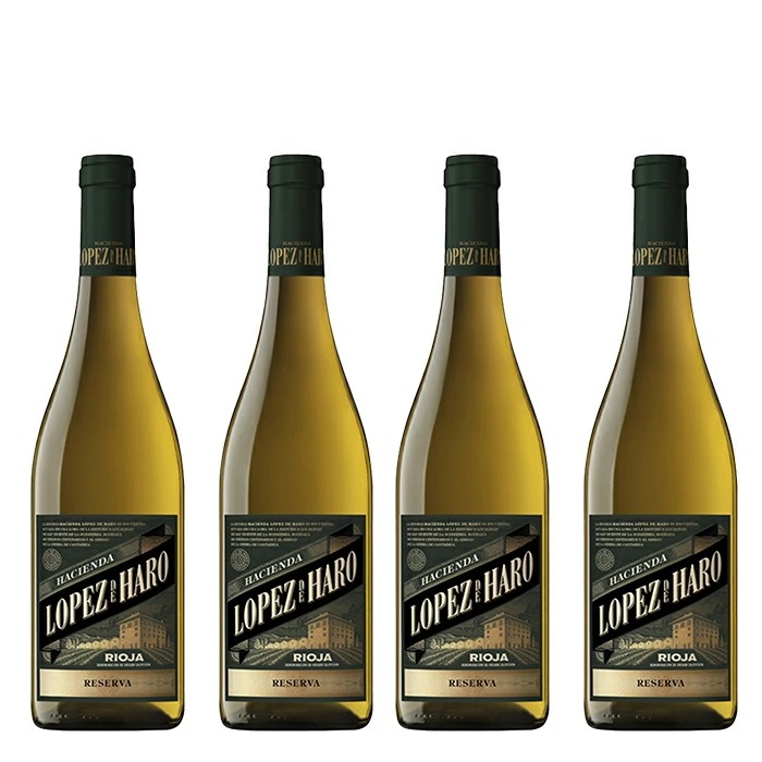 ロペス・デ・アロ ブランコ レセルバ 2018 4本セット 750ml 白ワイン