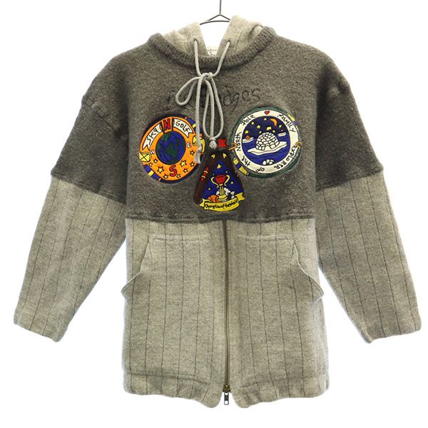 カステルバジャック スポーツ ウールブレンド パーカー 2 グレー CASTELBAJAC SPORT レディース