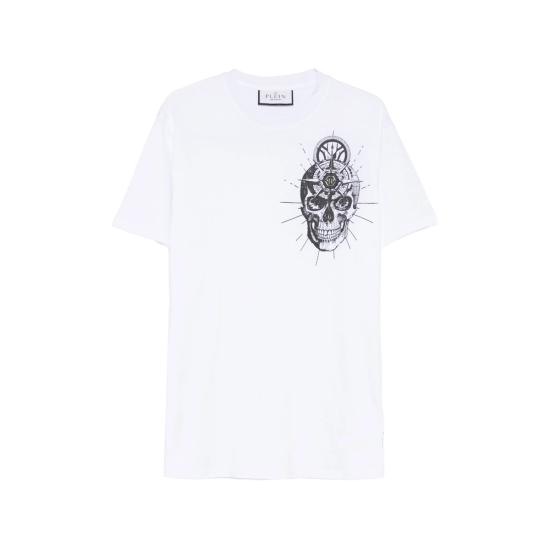 PHILIPP PLEIN Men Tops MTK8857 PJY002N 01 WHITE