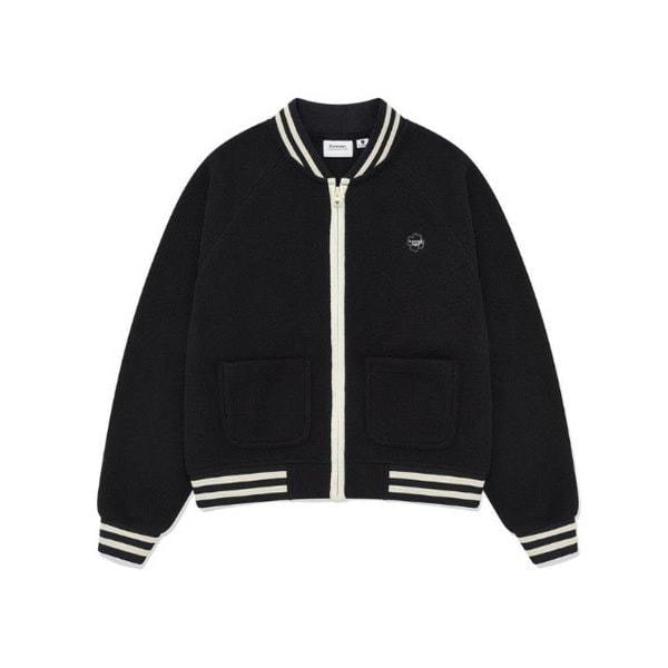 ジャケット JQS CO2303JK70-NA ウーマン フリース バーシティ ジャケット Navy
