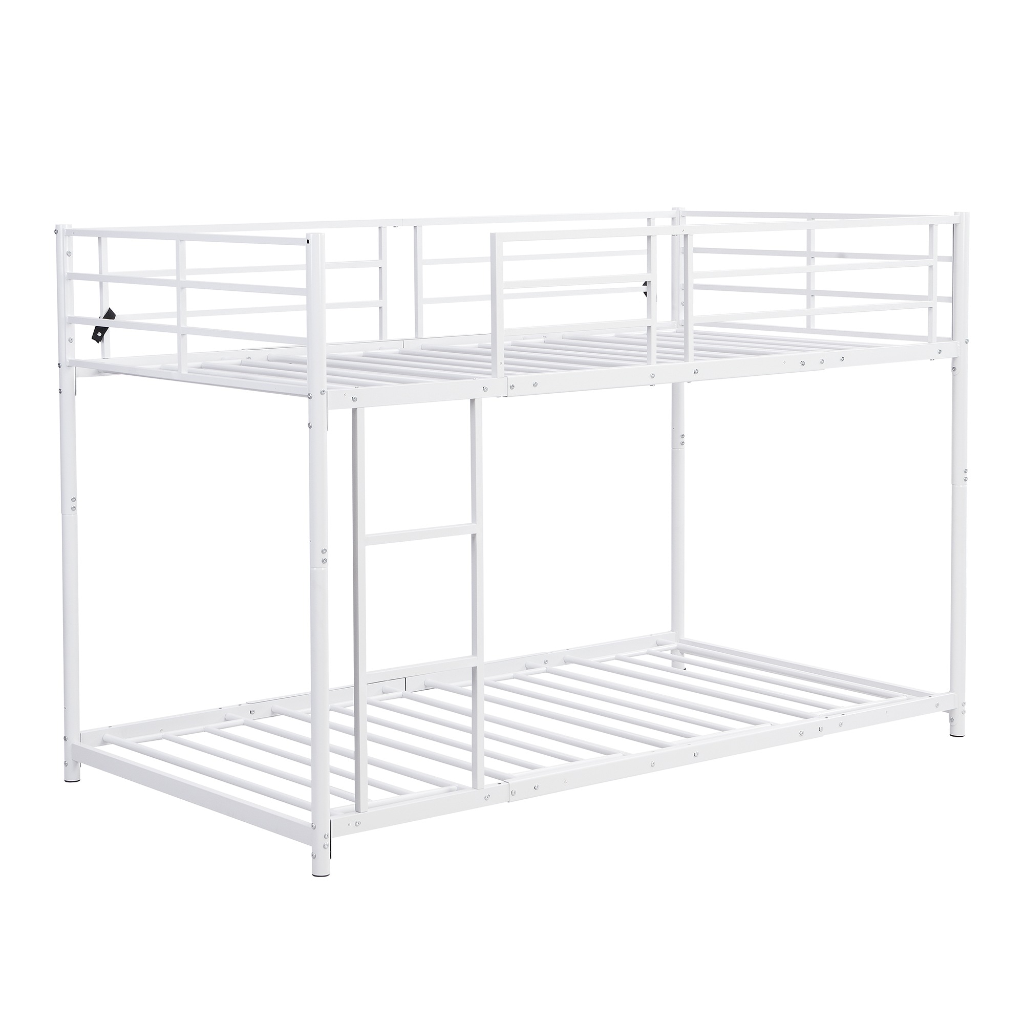 国内出荷 - 3日配達】【新作】【ホワイト】二段ベッド 2段ベッド