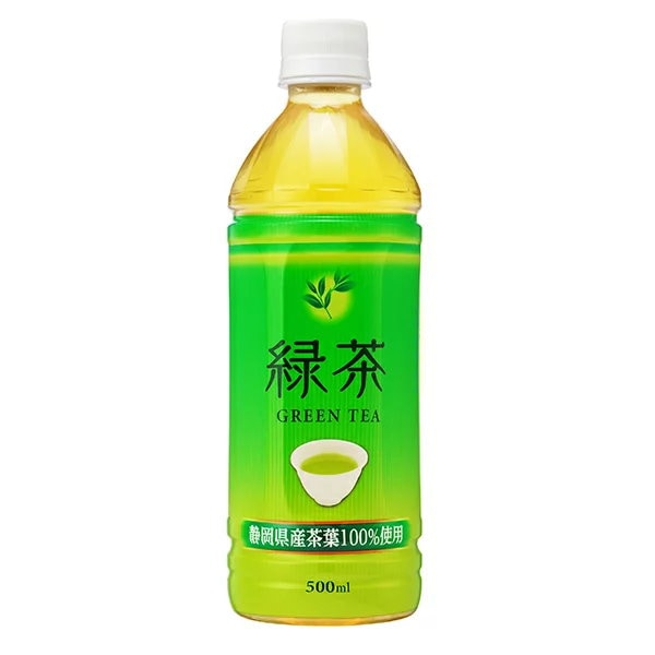 お茶 緑茶 ペットボトル 500ml ミツウロコ 静岡茶 - 酒