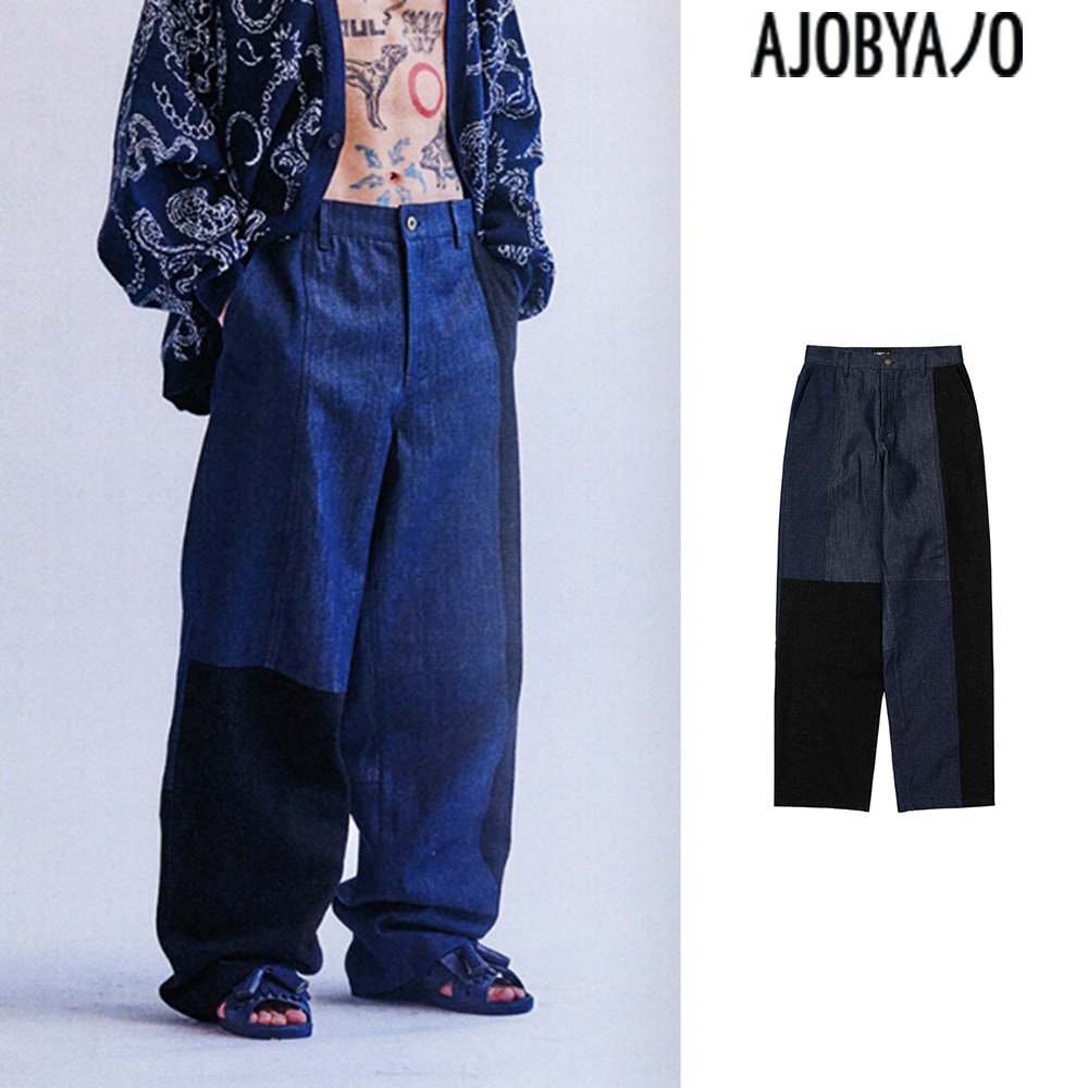 【AJO AJOBYAJO】 Denim Mixed Pants