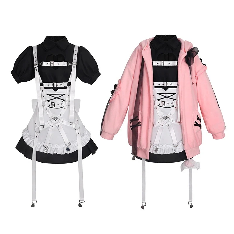 魔界ノりりむ コスプレ衣装 バーチャルYouTuber 翼 変装 クリスマス イベント パーティ コスム変装 衣装