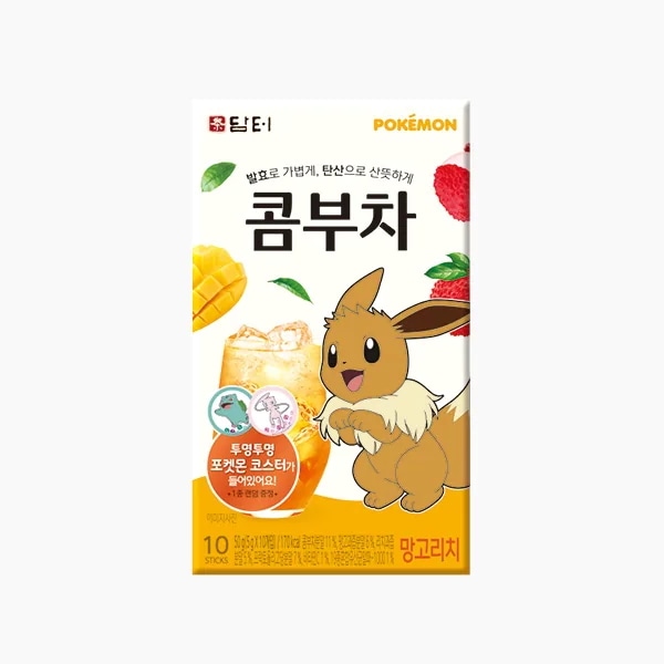 【 담터 】ポケモン コンブチャ Amazon | [ダムト・コンブチャ] ポケモン_マンゴーライチ20T