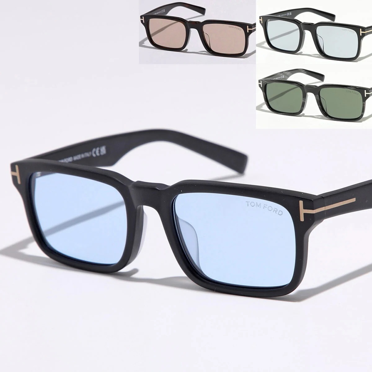 TOM FORD トムフォード サングラス TF1148-D FT1148-D メンズ スクエア型 セルフレーム フルリム アジアンフィット 【日本企画】 ロゴ アイウェア