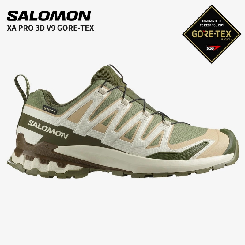 サロモン メンズ 超軽量 トレイルランニングシューズ SALOMON XA PRO 3D V9 GORE-TEX スニーカー メンズ L47820200