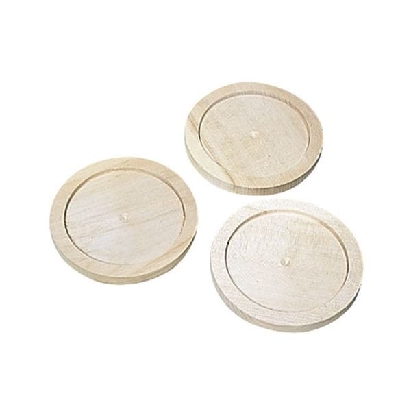 （業務用20セット） SNZ モザイク用素材 丸コースター 3枚組