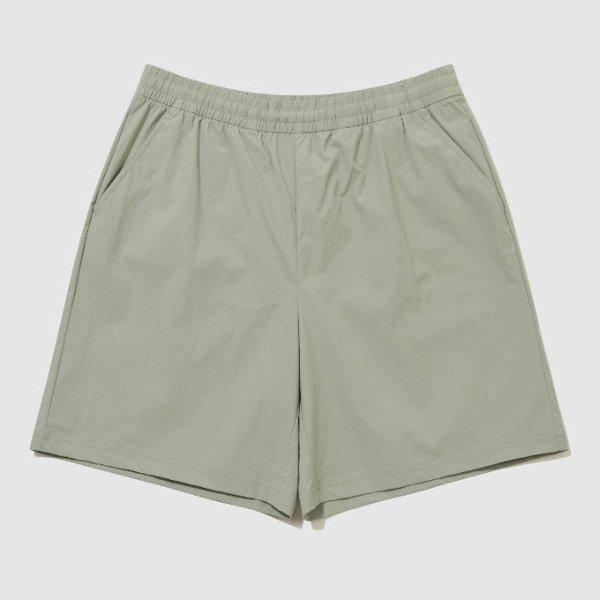 M ハーフパンツ BQK QR223LHP41-SKK ユニ ストレッチ タスラン 4.5部丈 ショートパンツ / SOFT KHAKI