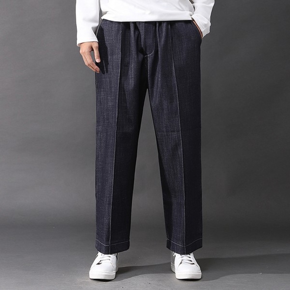 (フアンズ) デニムワイドルームバンディングパンツ ECCP6223