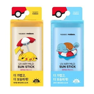 ベルマン ポケモン ウォータープルーフ UV サンスティック SPF50+ PA+++ 18g [ピカチュウ/ゼニガメ択1]