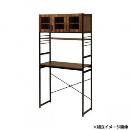 弘益(KOEKI) UTILITY ルナ キッチンラック ブラウン KR930BR